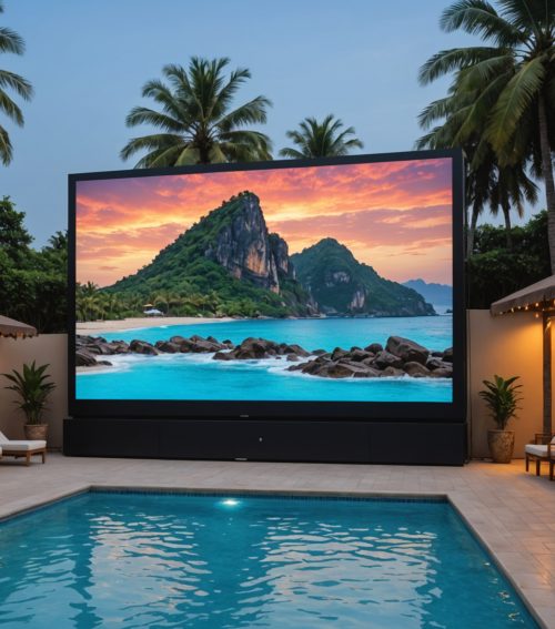 Outdoor 204 Inches Diagonal